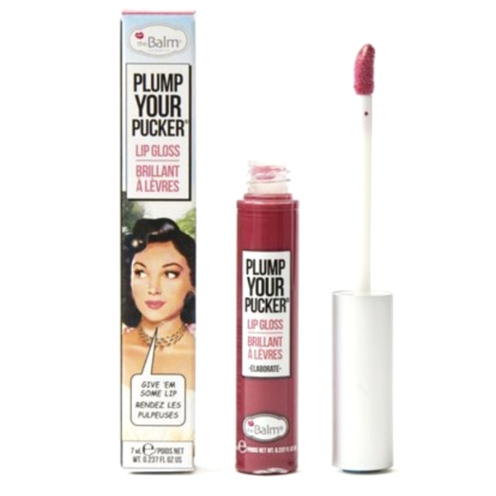 NIB theBalm Plump Your Pucker Lip Gloss ELABORATE
